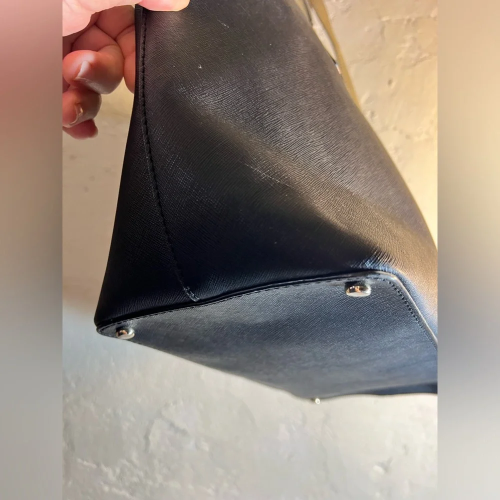 Kate Spade Black and Cream Tote Bag - GUC Rehab - See Callouts - Picture 7 of 16